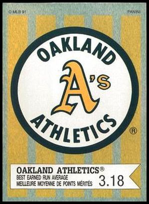 134 Oakland Athletics Best ERA
